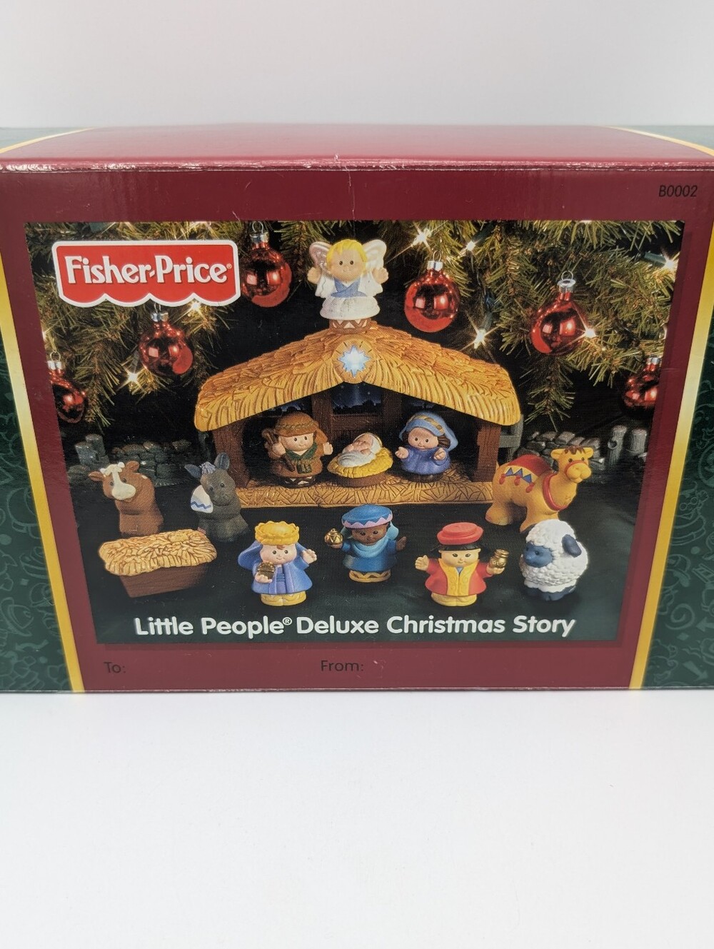 Vintage (2002) Fisher-Price Little People Deluxe Christmas Story Nativity Set